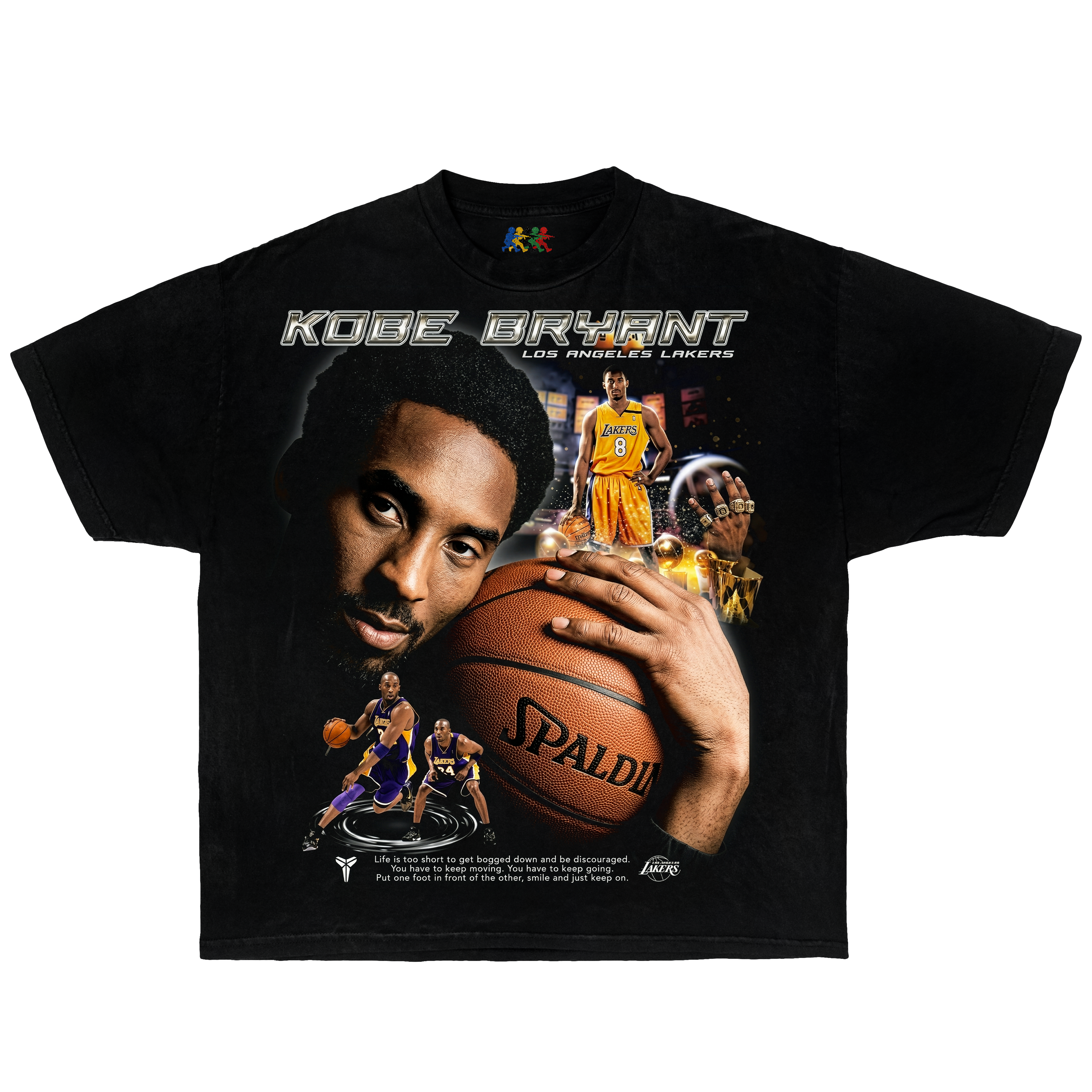 Kobe Bryant College 90's Vintage Graphic T-Shirt Black – Mamba Legacy