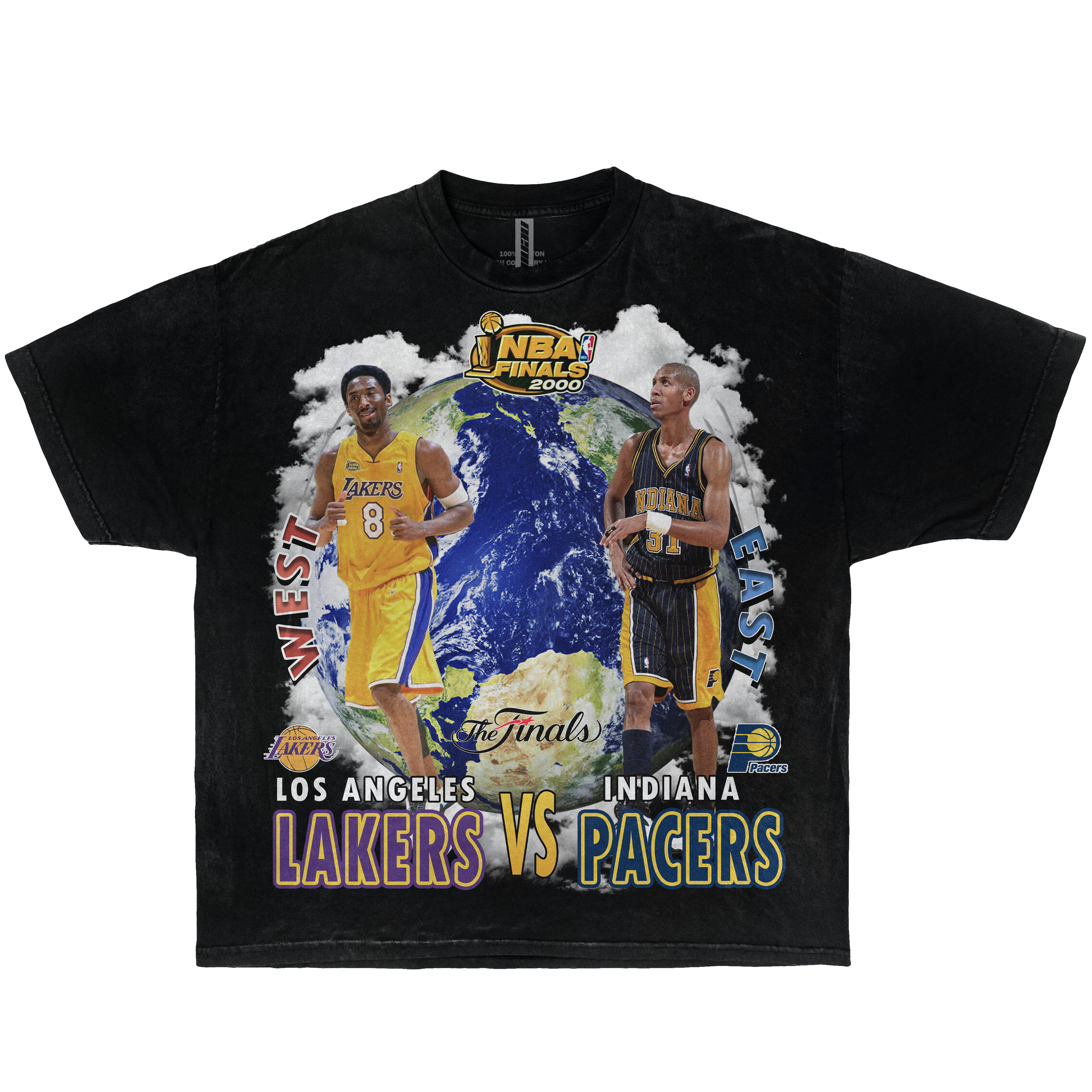 NBA 2001 Finals Lakers Vs 76ers Kobe Bryant Allen Iverson Boxy Vintage