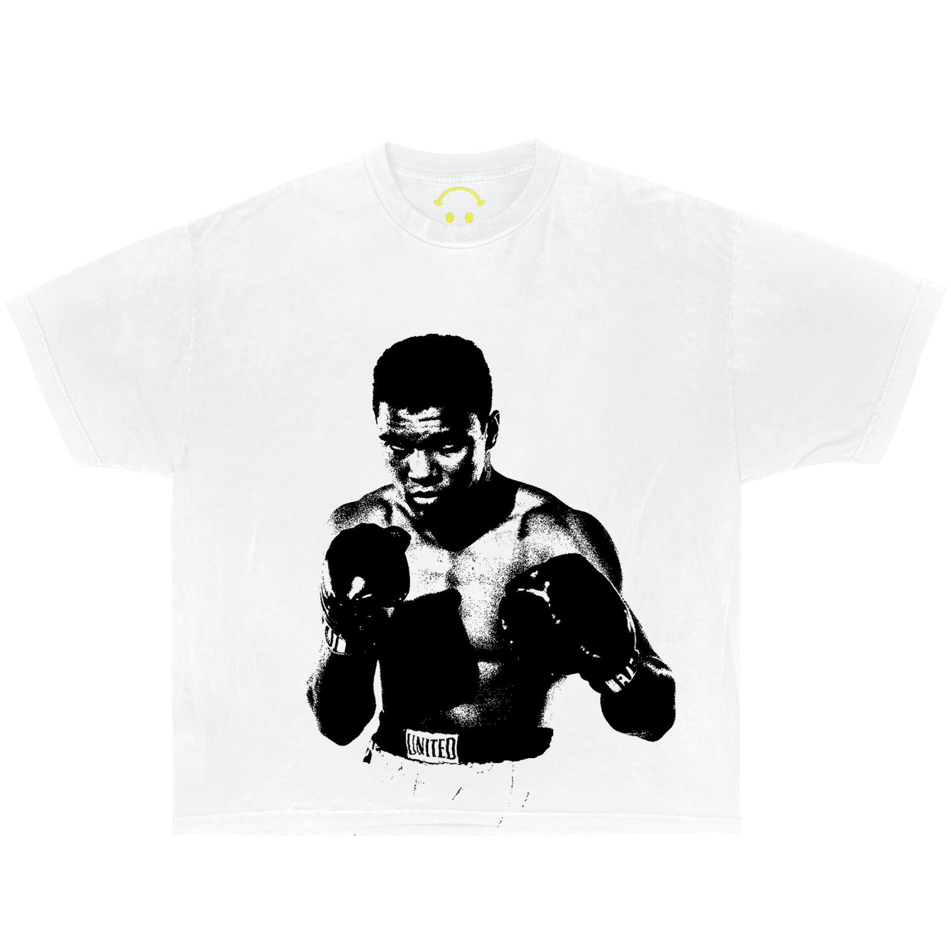 Muhammad Ali "Darkness Boxer" Boxy Shirt Vintage Graphic Tees Streetwear Y2K