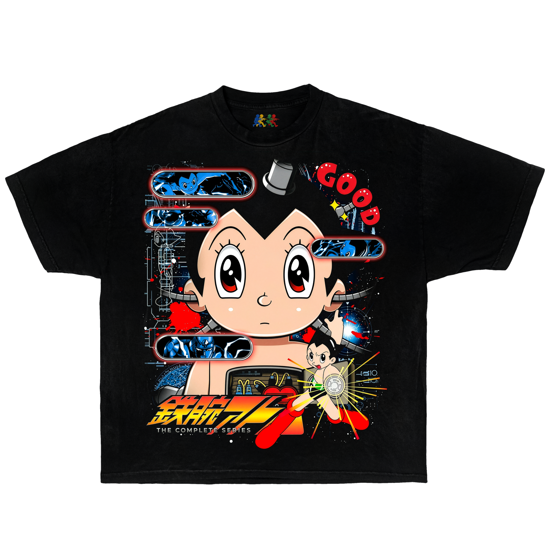 Astro Boy Vintage Anime Graphic T-Shirt – Japanese Manga Streetwear Bootleg Boxy Oversized Y2K Tee