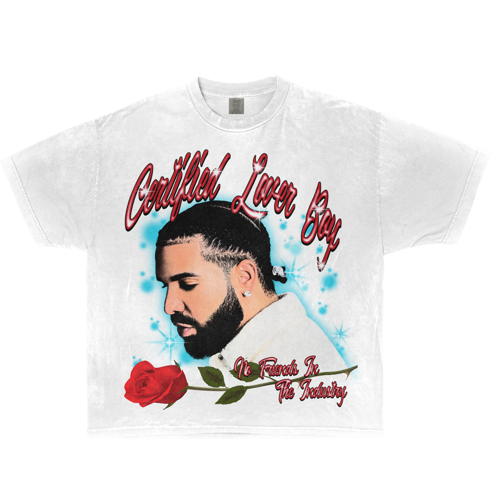 Drake Certified Lover Boy Boxy Vintage Shirt Streetwear Y2K Graphic Basketball Tees