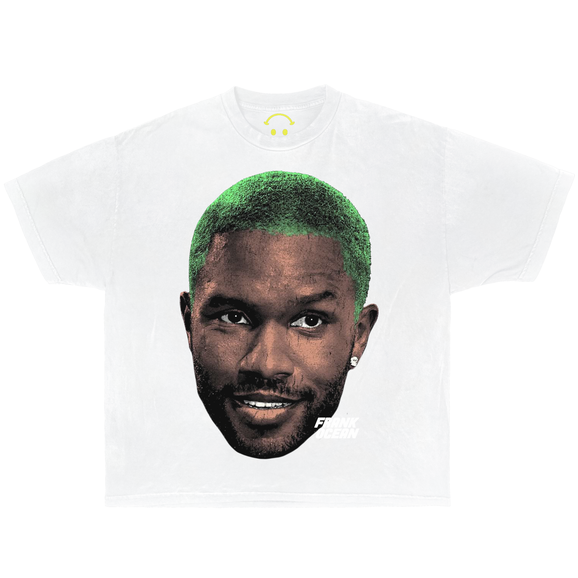 Frank Ocean Big Head Boxy Shirt Vintage Graphic Tees Streetwear Y2K