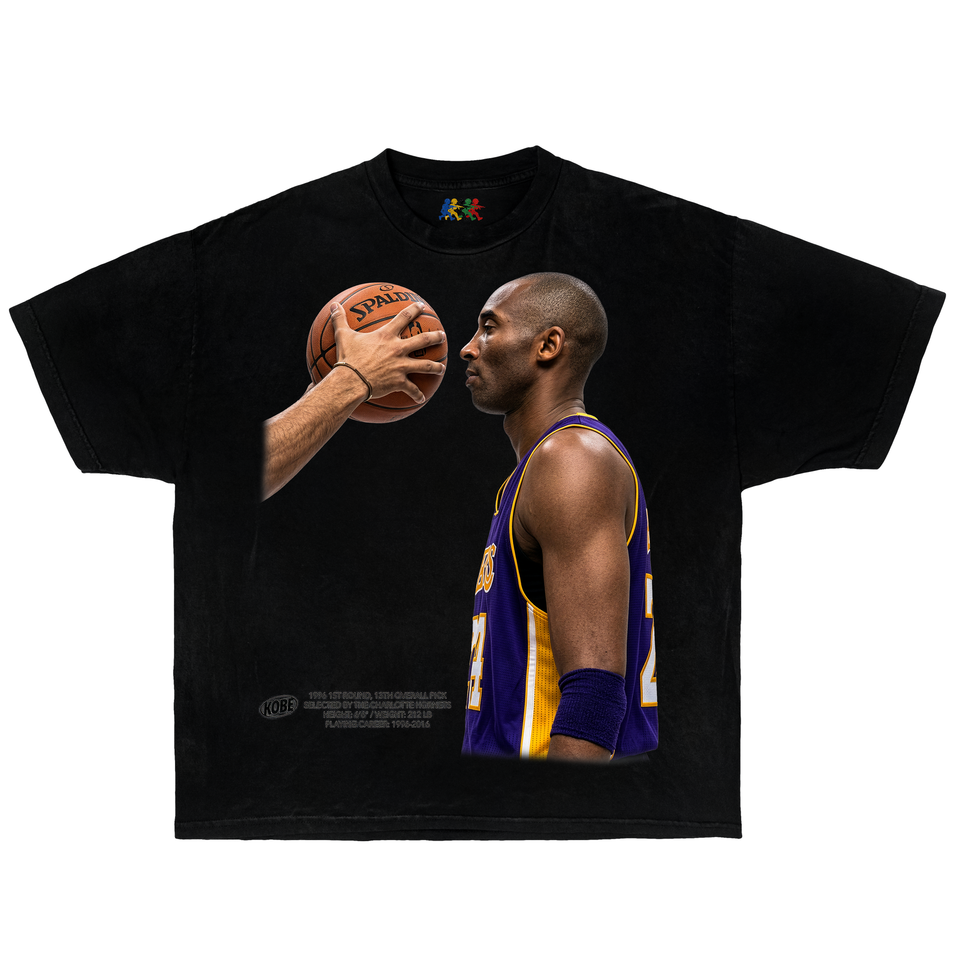 Kobe Bryant Lakers Vintage Graphic T-Shirt Black – Mamba Legacy NBA Basketball Bootleg Boxy Oversized Y2K Tee