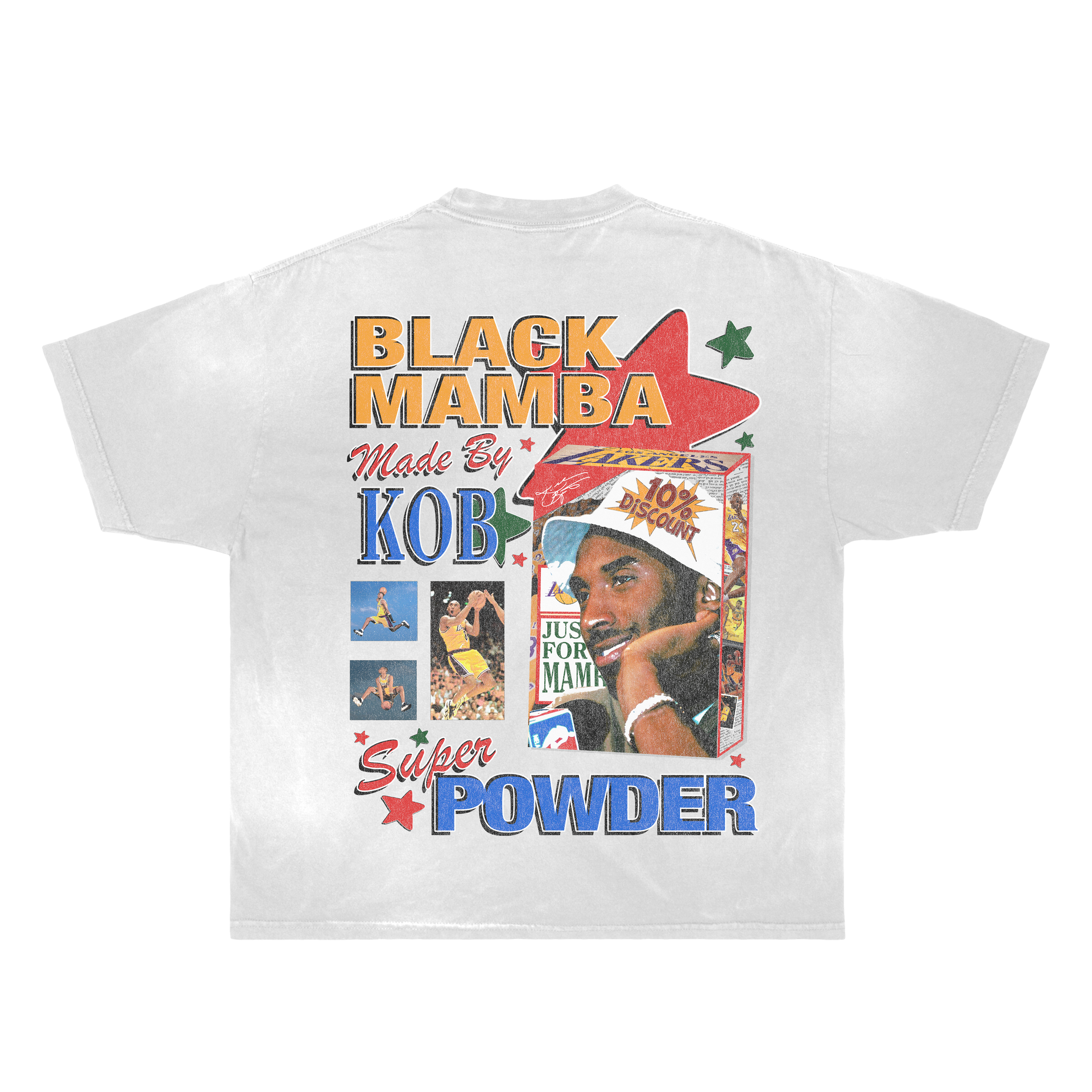 Kobe Bryant Black Mamba Vintage Graphic Basketball Tee