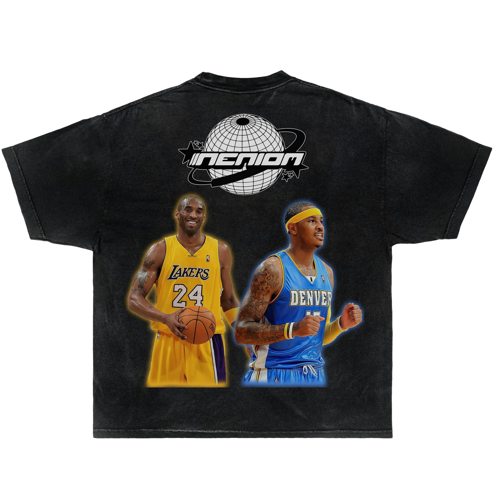 2009 Western Conference Finals Kobe & Carmelo Boxy Vintage Graphic Basketball Tee Streetwear Y2K