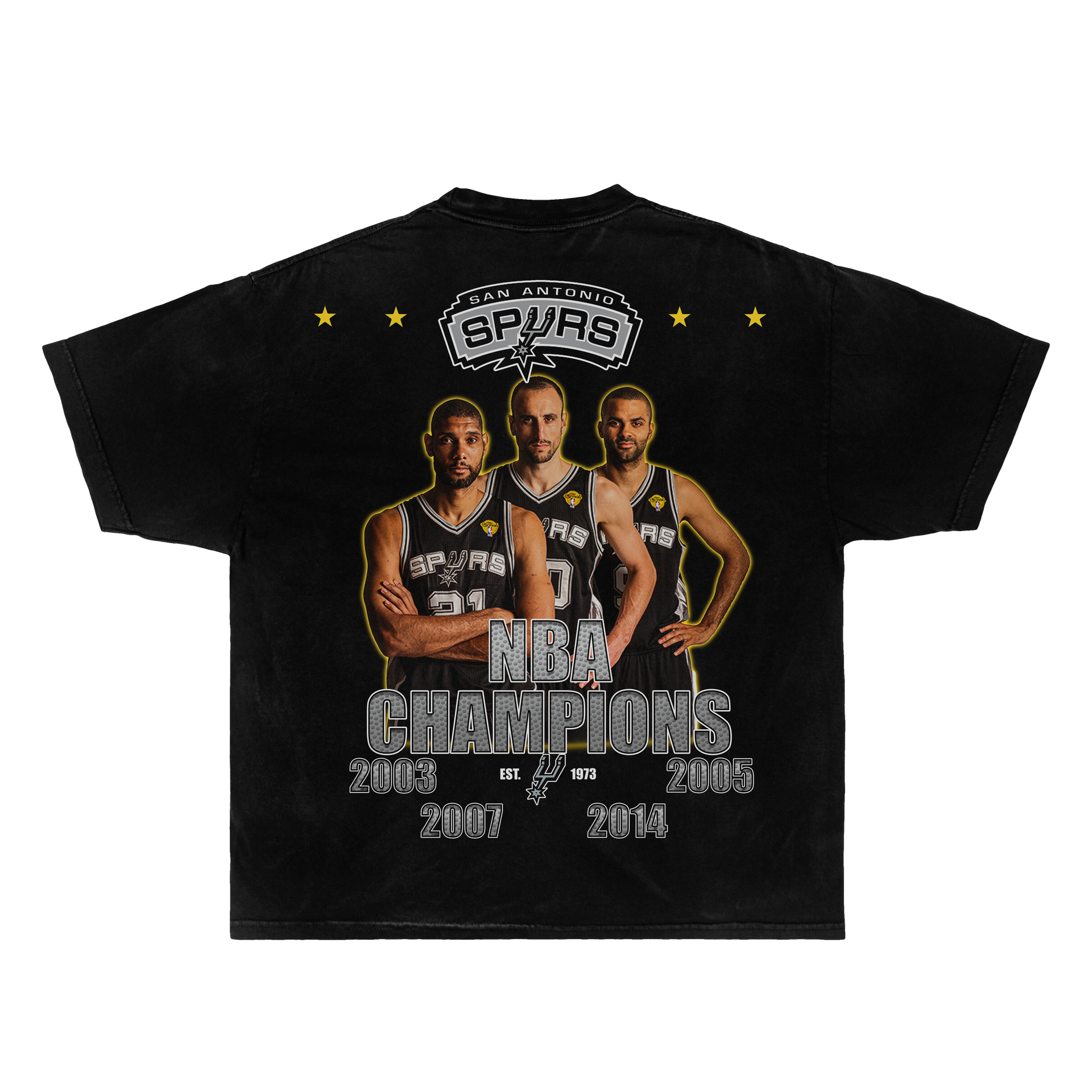 San Antonio Spurs 2014 Championship Vintage Graphic Tee