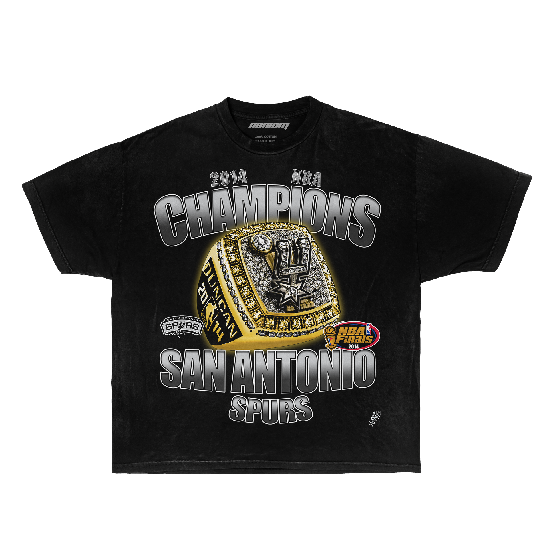 San Antonio Spurs 2014 Championship Vintage Graphic Tee