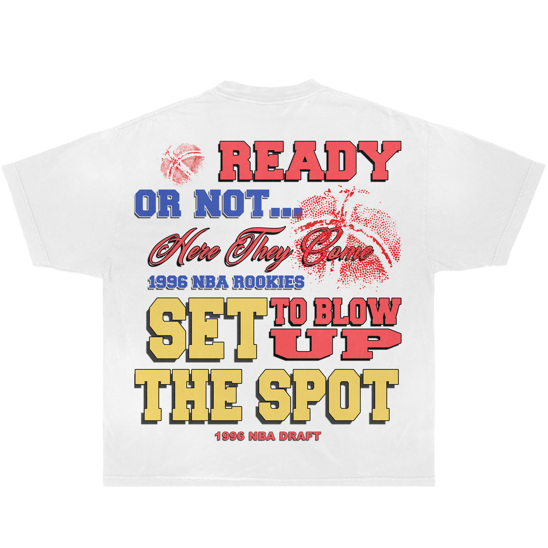 1996 Rookie Class NBA Rookies Boxy Vintage Shirt Streetwear Y2K Graphic Basketball Tees