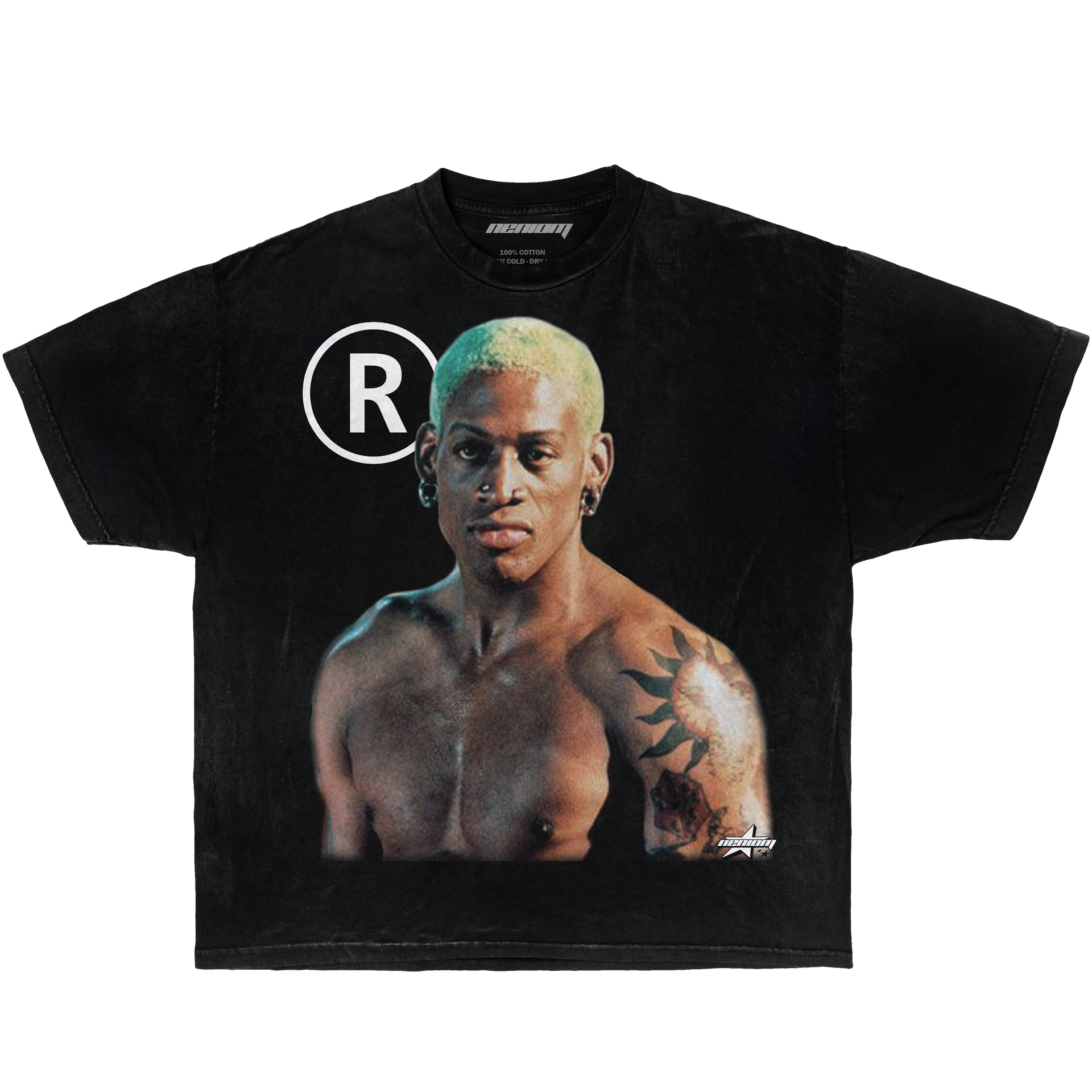 Dennis Rodman Freedom Boxy Vintage Graphic Tee
