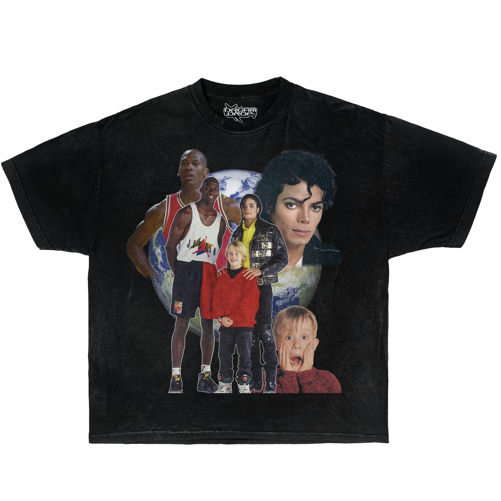 MJ World Vintage Boxy Basketball Graphic Tee