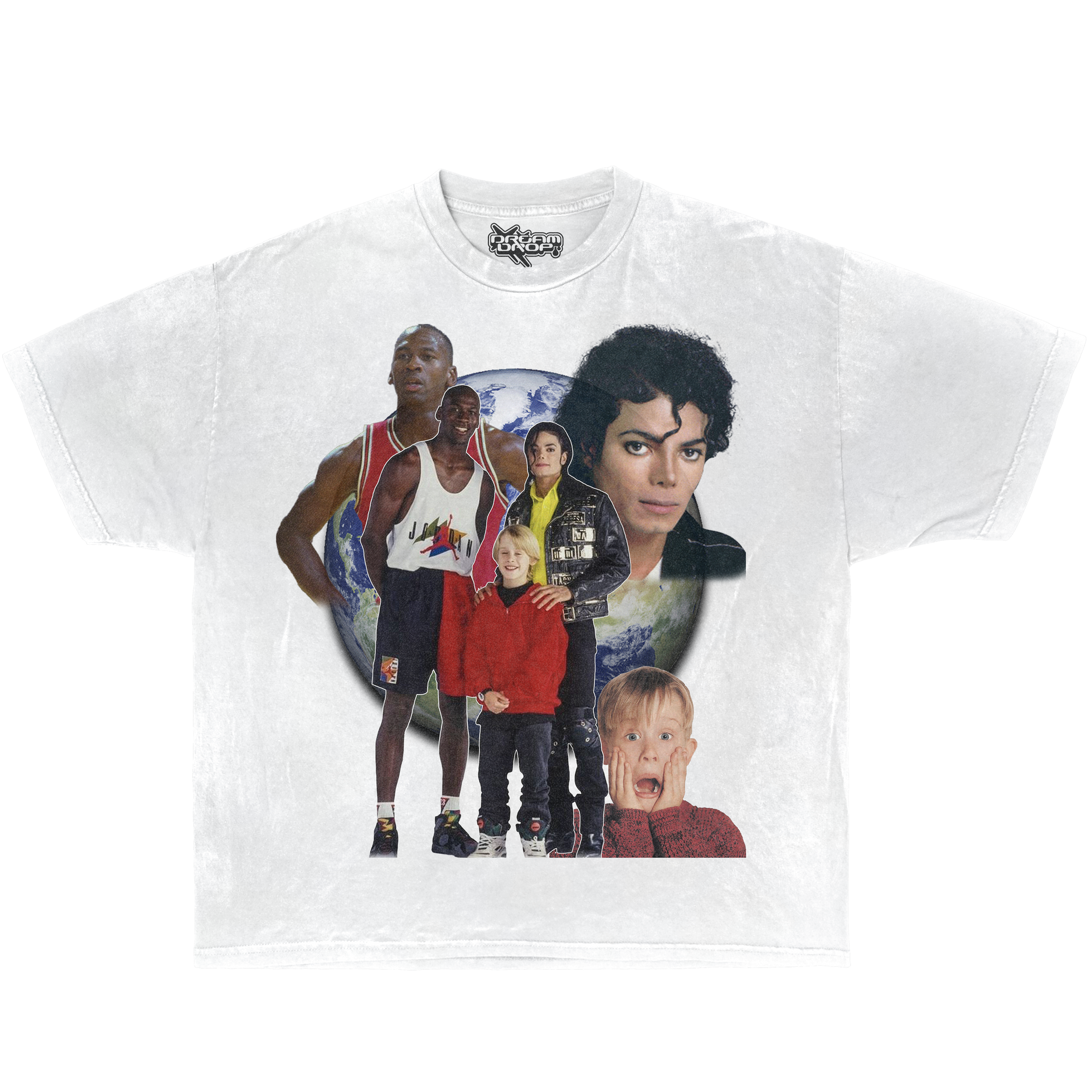 MJ World Vintage Boxy Basketball Graphic Tee