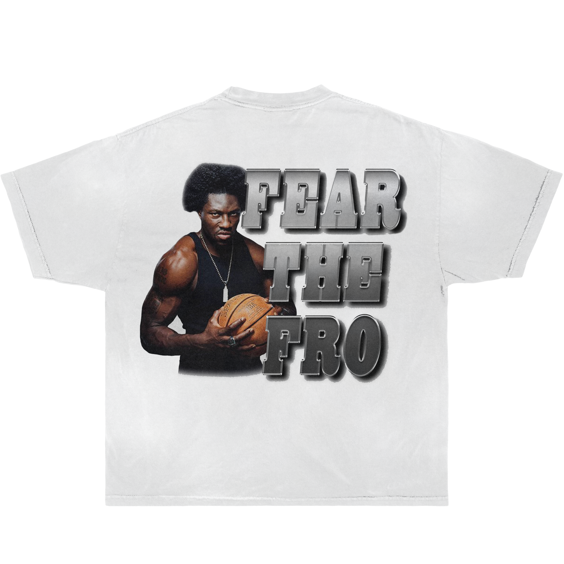 Ben Wallace 4x Defensive POTY Detroit Pistons Boxy Vintage Graphic Basketball Tee Streetwear Y2K